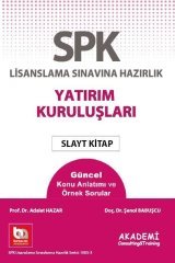 Akademi SPK Yatırım Kuruluşları Slayt Kitap Akademi Consulting Yayınları