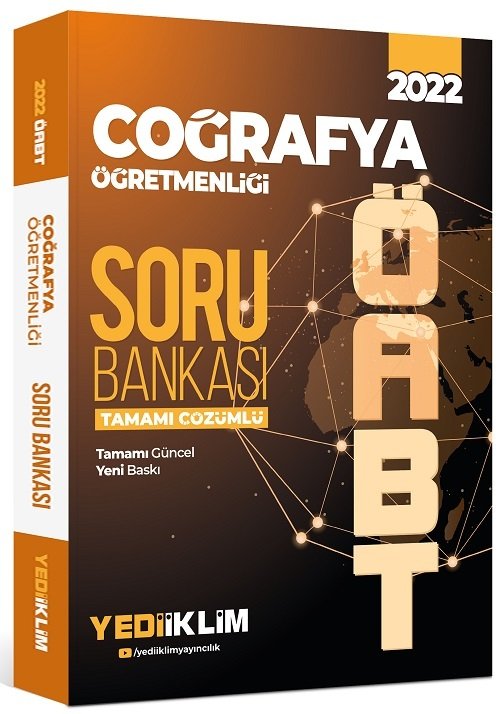 Yediiklim 2022 ÖABT Coğrafya Öğretmenliği Soru Bankası Çözümlü Yediiklim Yayınları