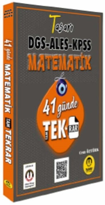 Tasarı DGS ALES KPSS Matematik 41 Günde Tekrar Tasarı Yayınları