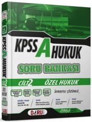 Doru KPSS A Grubu Özel Hukuk Soru Bankası Çözümlü Doru Yayıncılık