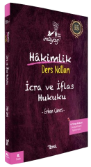 Temsil 2024 Hakimlik İMTİYAZ İcra ve İflas Hukuku Ders Notları 2. Baskı - Erhan Güneş Temsil Kitap Yayınları