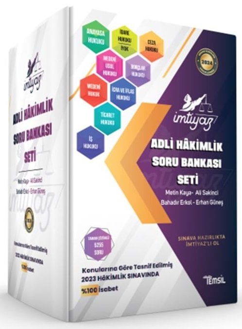 Temsil 2024 Adli Hakimlik İmtiyaz Soru Bankası Modüler Set Çözümlü Temsil Yayınları