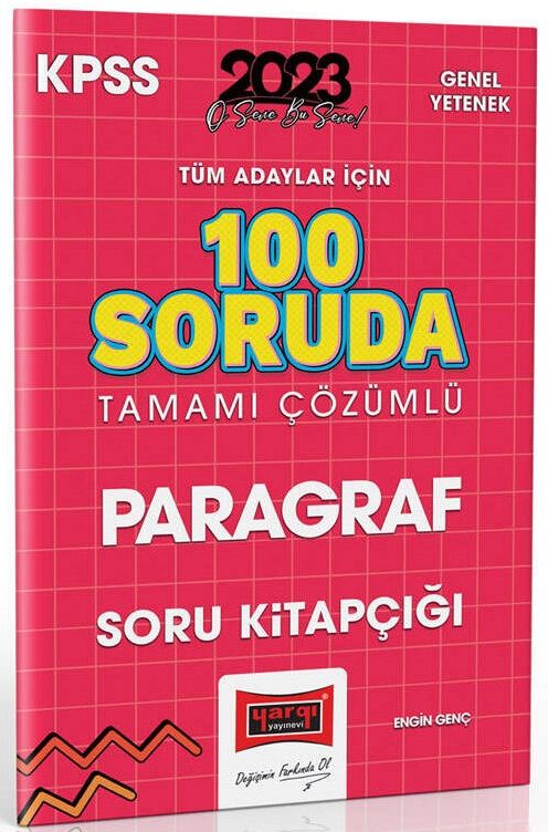 Yargı 2023 KPSS 100 Soruda Paragraf Soru Bankası Kitapçığı Çözümlü Yargı Yayınları