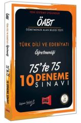 Yargı 2019 ÖABT Türk Dili ve Edebiyatı Öğretmenliği 75 te 75 10 Deneme Sınavı Yargı Yayınları