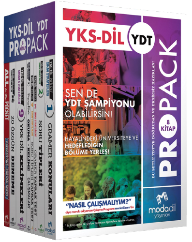 Modadil YKSDİL YDT Propack 8 Kitap Set Modadil Yayınları