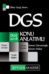 Pegem 2018 DGS Konu Anlatımlı Pegem Akademi Yayınları
