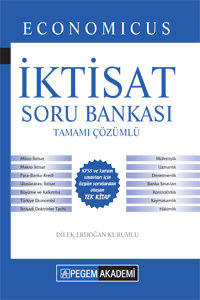 Pegem KPSS A Economicus İktisat Soru Bankası Çözümlü Ciltli Pegem Akademi Yayınları