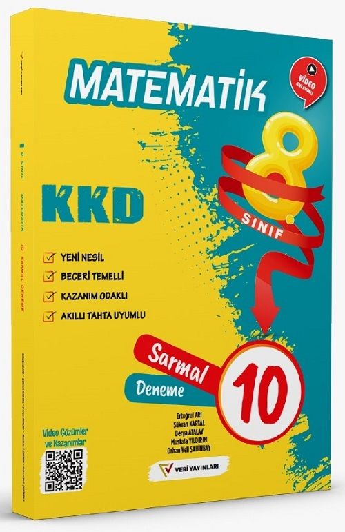 Veri Yayınları 8. Sınıf Matematik KKD Sarmal 10 Deneme Veri Yayınları