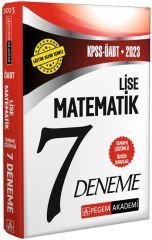 Pegem 2023 ÖABT Lise Matematik 7 Deneme Çözümlü Pegem Akademi Yayınları