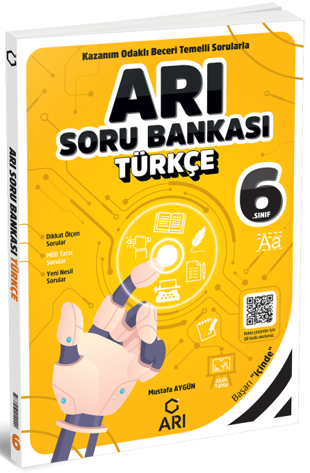 Arı Yayınları 6. Sınıf Türkçe Arı Soru Bankası Arı Yayınları