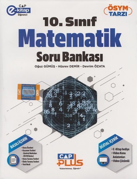 Çap Yayınları 10. Sınıf Matematik Plus Soru Bankası Çap Yayınları
