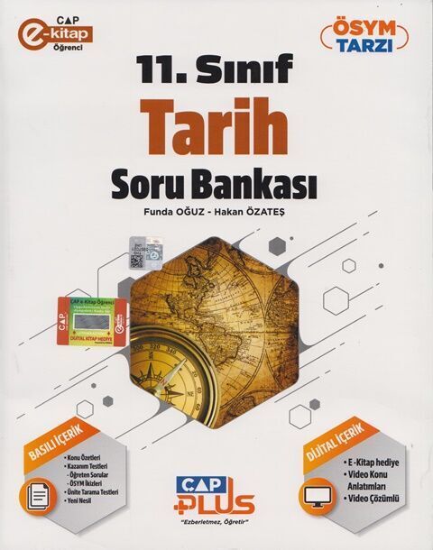 Çap Yayınları 11. Sınıf Tarih Plus Soru Bankası Çap Yayınları