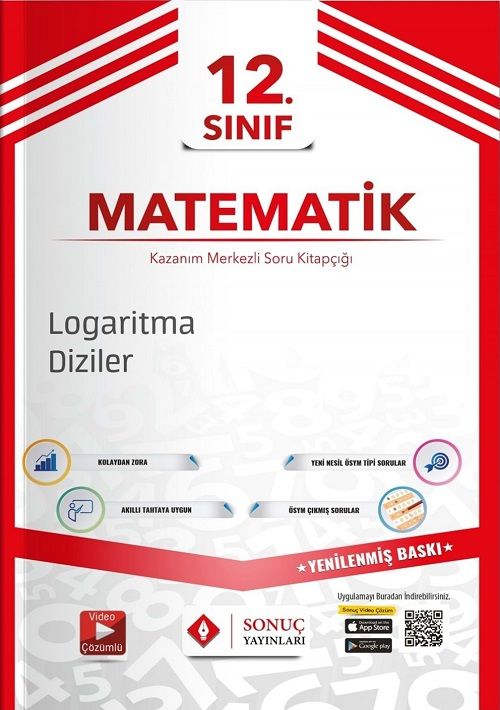 Sonuç 12. Sınıf Matematik Logaritma ve Diziler Soru Bankası Sonuç Yayınları