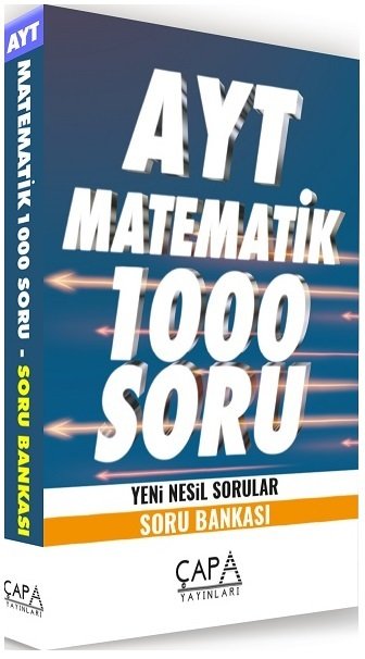 Çapa YKS AYT Matematik Soru Bankası 1000 Soru Çapa Yayınları