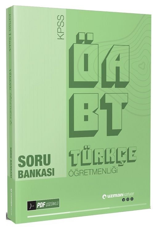 Uzman Kariyer ÖABT Türkçe Öğretmenliği Soru Bankası PDF Çözümlü Uzman Kariyer Yayınları