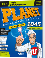 Uzman YKS AYT Fizik Planet Orta ve İleri Düzey Soru Bankası Uzman Yayınları