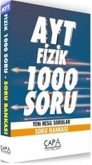 Çapa YKS AYT Fizik Soru Bankası 1000 Soru Çapa Yayınları