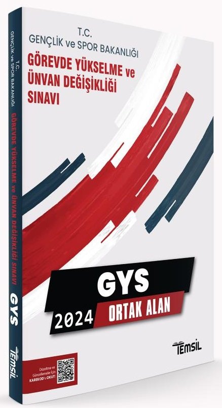 Temsil 2024 GYS Gençlik ve Spor Bakanlığı Ortak Alan Konu Anlatımı Görevde Yükselme Temsil Kitap Yayınları