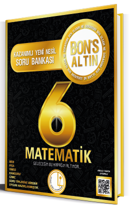 Levent İçöz 6. Sınıf Matematik Bons Altın Soru Bankası Levent İçöz Yayınları