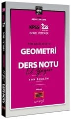 Yargı 2022 KPSS Geometri Son Düzlük El Yazısı Ders Notu - Abdullah Kaya Yargı Yayınları