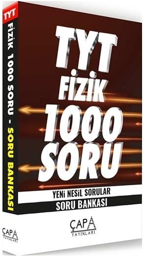 Çapa YKS TYT Fizik Soru Bankası 1000 Soru Çapa Yayınları