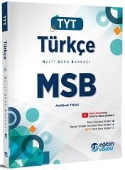 Eğitim Vadisi YKS TYT Türkçe MSB Multi Soru Bankası Video Çözümlü Eğitim Vadisi Yayınları