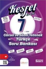 Günay 7. Sınıf Türkçe Görsel ve Sözel Yetenek Keşfet Soru Bankası Günay Yayınları