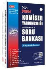 Süleyman Arslantürk 2024 PAEM Komiser Yardımcılığı Soru Bankası Seti 2 Cilt Süleyman Arslantürk