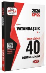 Data 2024 KPSS Vatandaşlık Ultra 40 Deneme Çözümlü Data Yayınları