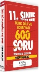 Çapa 11. Sınıf Türk Dili ve Edebiyatı Soru Bankası 600 Soru Çapa Yayınları