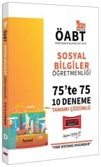 Yargı 2021 ÖABT Sosyal Bilgiler Öğretmenliği 75 te 75 10 Deneme Sınavı Çözümlü Yargı Yayınları