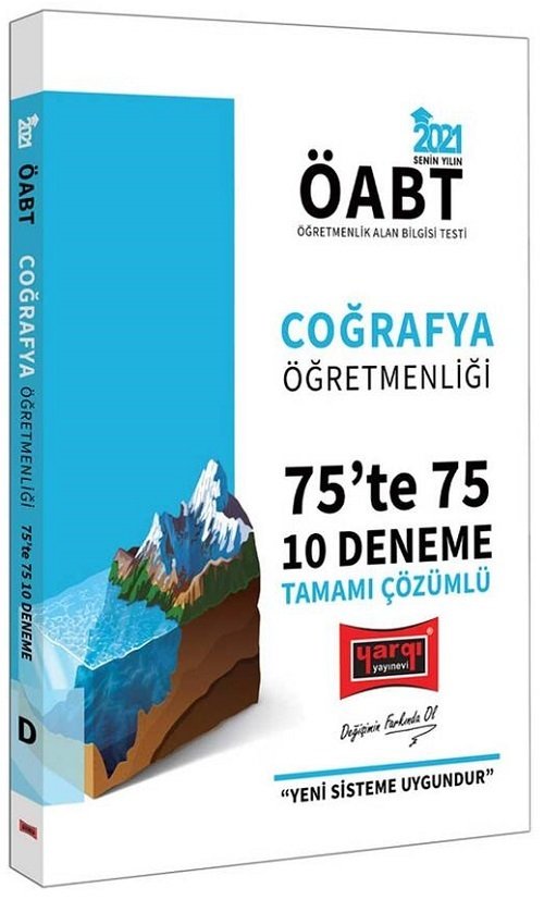 Yargı 2021 ÖABT Coğrafya Öğretmenliği 75 te 75 10 Deneme Sınavı Çözümlü Yargı Yayınları