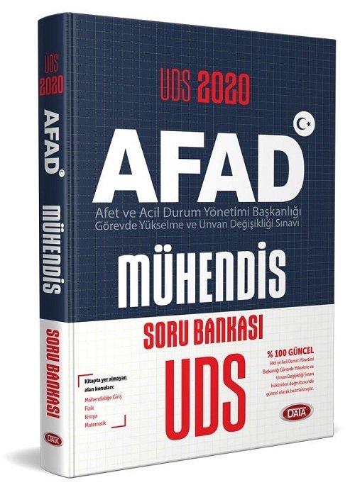 Data 2020 GYS UDS AFAD Mühendis Soru Bankası Görevde Yükselme Data Yayınları