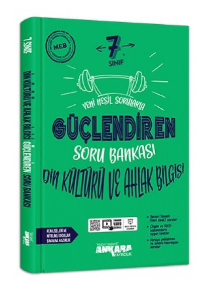 Ankara Yayıncılık 7. Sınıf Din Kültürü ve Ahlak Bilgisi Güçlendiren Soru Bankası Video Çözümlü  Ankara Yayıncılık