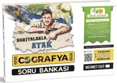 Eğit Akademi KPSS TYT AYT Haritalarla Atak Coğrafya Eko Soru Bankası Çözümlü - Mehmet Eğit Eğit Akademi