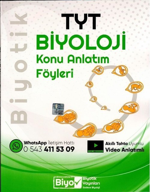 Biyotik YKS TYT Biyoloji Konu Anlatım Föyleri Biyotik Yayınları