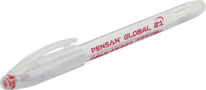 Pensan Global 21 Tükenmez Kalem Kırmızı 0.5 mm 2221