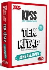 Data 2024 KPSS Genel Yetenek Genel Kültür Konu Anlatımlı Tek Kitap Data Yayınları