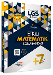 Etkili Matematik 8. Sınıf LGS Matematik 1. Dönem Soru Bankası Etkili Matematik Yayınları