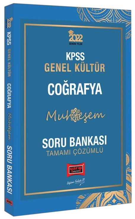 Yargı 2022 KPSS Coğrafya Muhteşem Soru Bankası Çözümlü Yargı Yayınları