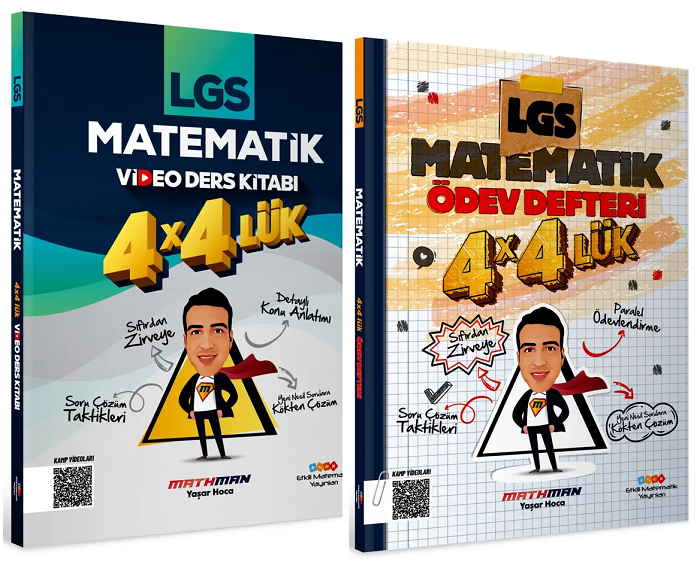 Etkili Matematik 8. Sınıf LGS Matematik 4 4 lük Video Ders Kitabı + Ödev Defteri Etkili Matematik Yayınları