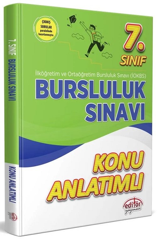 Editör 7. Sınıf Bursluluk Sınavı Konu Anlatımlı Editör Yayınları