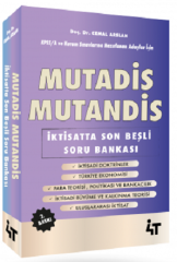 4T Yayınları KPSS MUTADİS MUTANDİS İktisatta Son Beşli Soru Bankası - Cemal Arslan 2. Baskı 4T Yayınları
