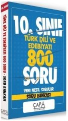 Çapa 10. Sınıf Türk Dili ve Edebiyatı Soru Bankası 800 Soru Çapa Yayınları