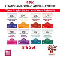Akademi SPK Türev Araçlar Konu Anlatımlı 8 li Set Akademi Consulting Yayınları