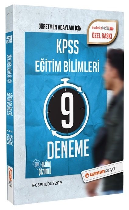 SÜPER FİYAT Uzman Kariyer KPSS Eğitim Bilimleri 9 Deneme Dijital Çözümlü Uzman Kariyer Yayınları