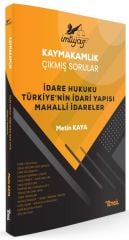 Temsil Kaymakamlık İMTİYAZ Türkiye'nin İdari Yapısı, Mahalli İdareler Çıkmış Sorular - Metin Kaya Temsil Kitap Yayınları