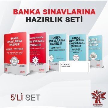 Akademi Banka Sınavları Hazırlık 5 li Set Akademi Consulting Yayınları