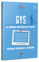 Dizgi Kitap 2020 GYS Gençlik ve Spor Bakanlığı 5 Deneme Görevde Yükselme Dizgi Kitap