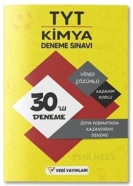 Veri Yayınları YKS TYT Kimya 30 Deneme Video Çözümlü Veri Yayınları